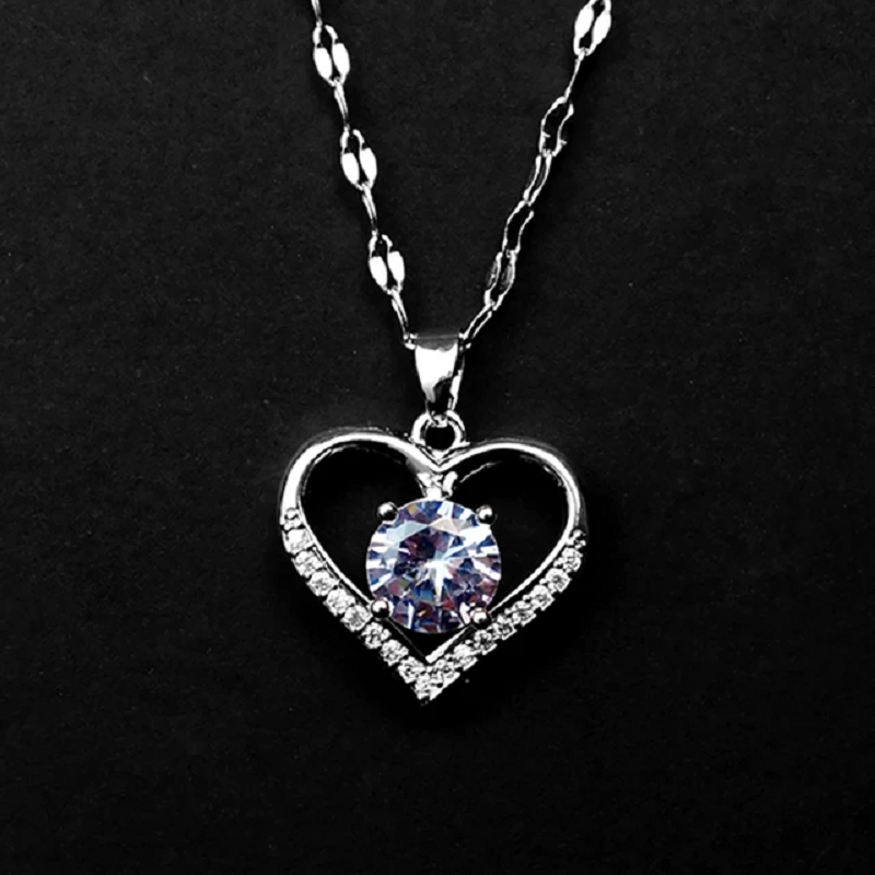 Amore | Halsketting - hartvormig - Set van 2