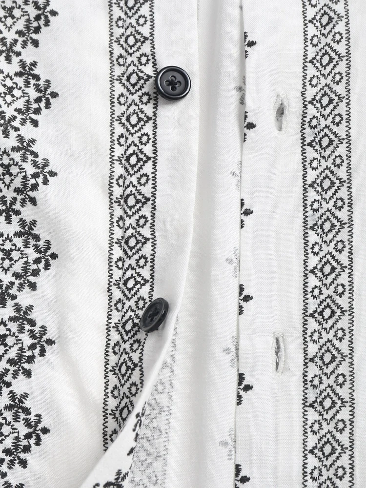 Benji | Heren shirt - Print - Casual Zomer fit