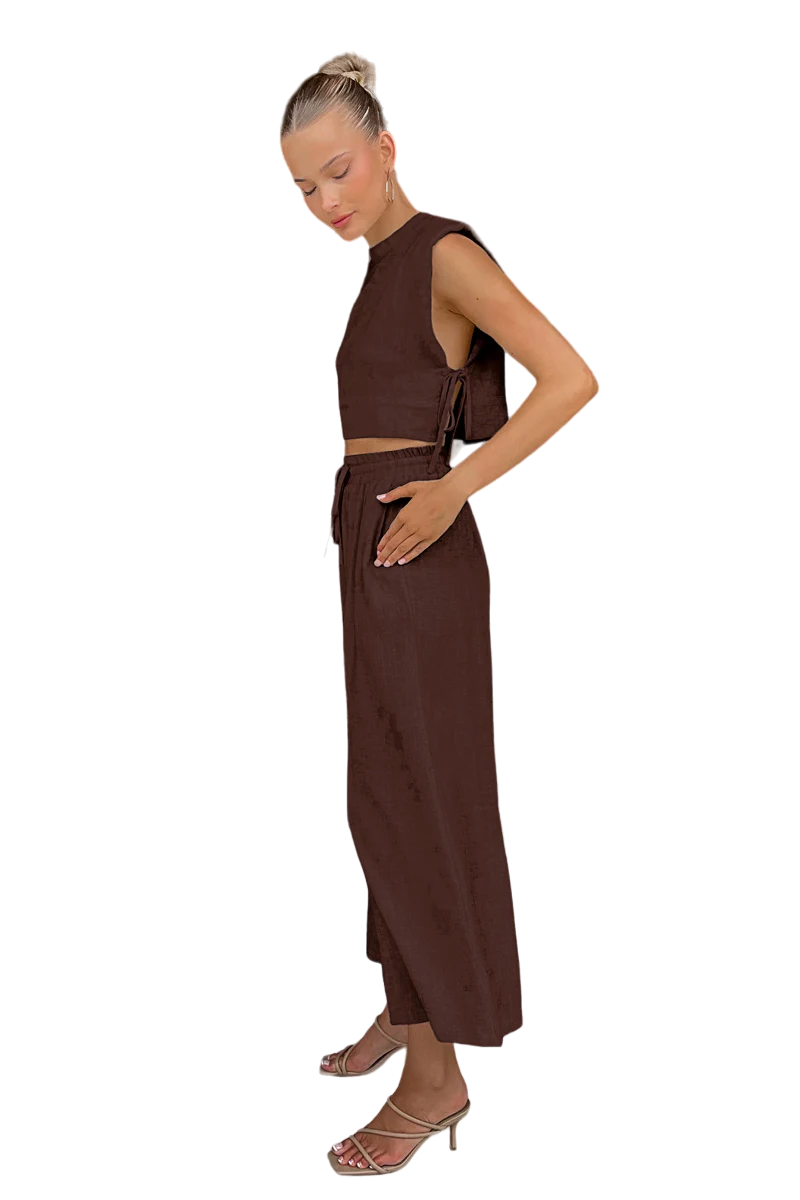 Reve | Dames Co-ord Set - Crop Top en Broek - Luchtig en Stijlvol