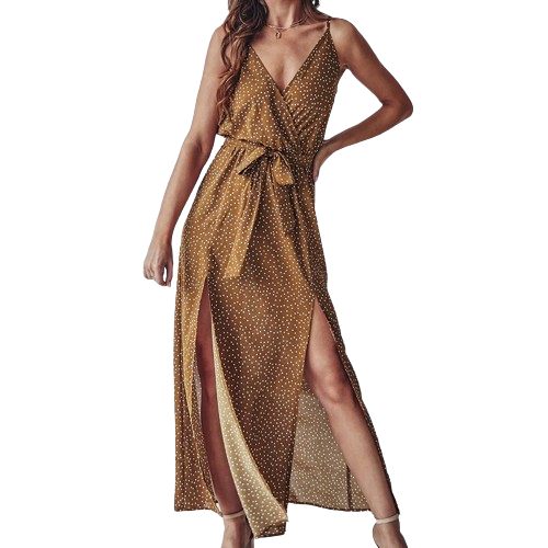 Floria | Lange zomerjurk - bloemetjesopdruk - luchtig en stijlvol