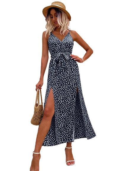 Floria | Lange zomerjurk - bloemetjesopdruk - luchtig en stijlvol