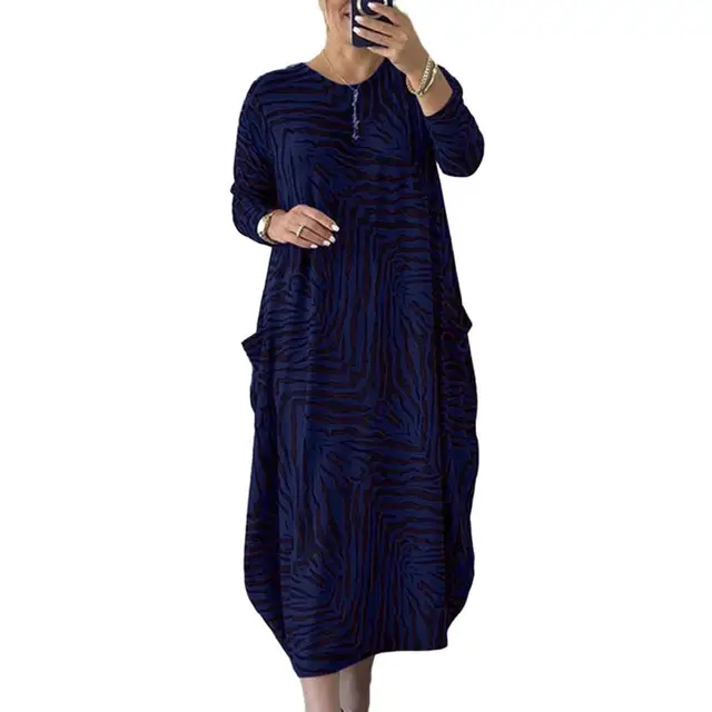 Panta | Losse pasvorm jurk - Met print - Trendy en comfortabel