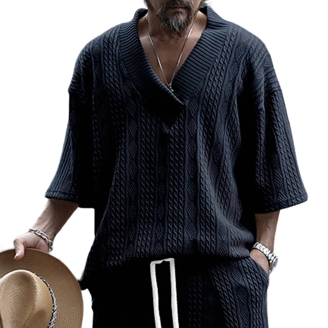 Vyne | Zomerset voor heren - V-Hals - Loose fit