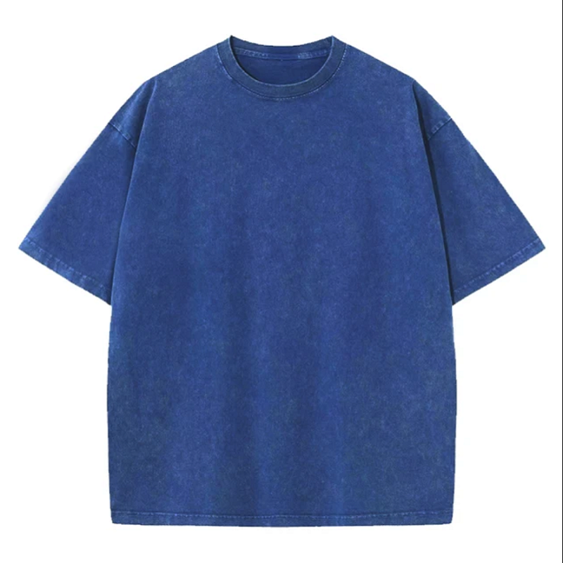 Abel Men's Washed Look Basic T-Shirt - Soft Cotton Blend, Vintage Casual Fit Crewneck - Essential Everyday Men's Top