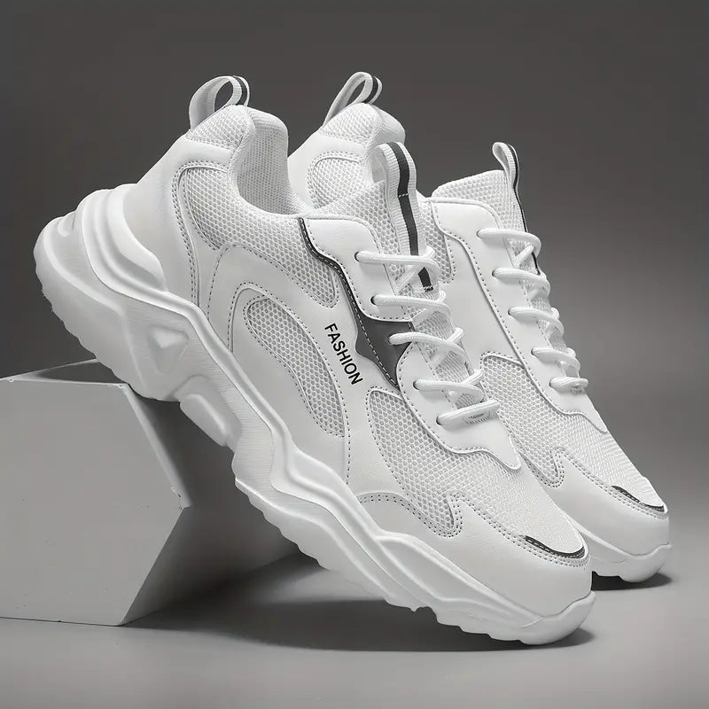 Sneakers - Waterdichte en geïsoleerde winter sneakers, zwart/wit, comfortabel