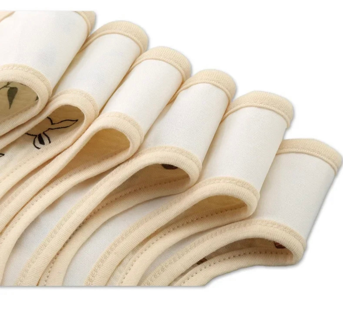 Slabbetjes 2-delige set - waterdichte katoenen baby slabbetjes, unisex patchwork