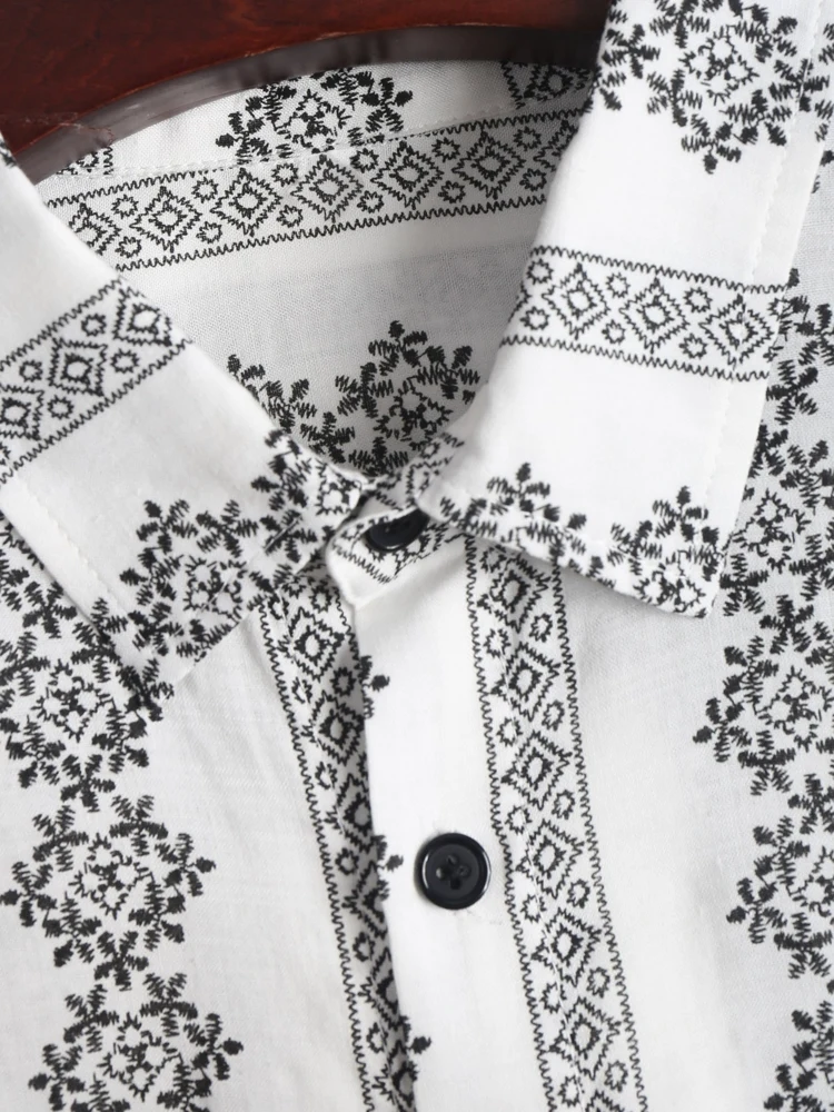 Benji | Heren shirt - Print - Casual Zomer fit