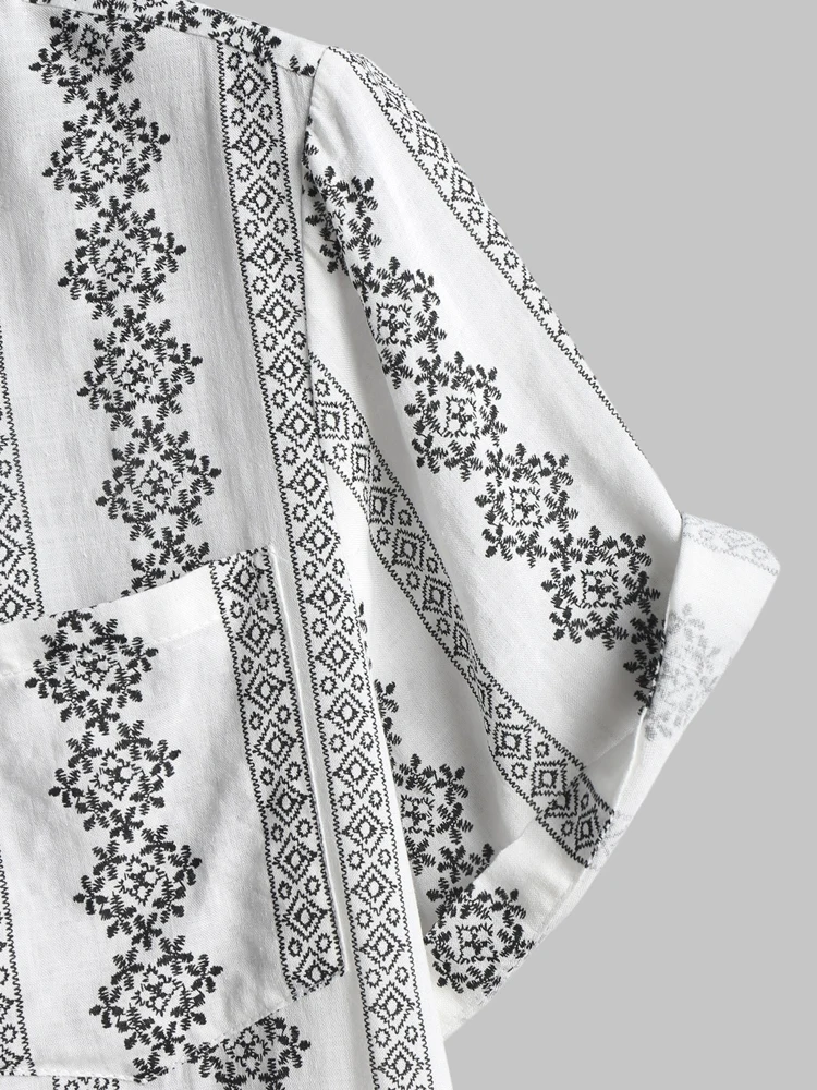 Benji | Heren shirt - Print - Casual Zomer fit