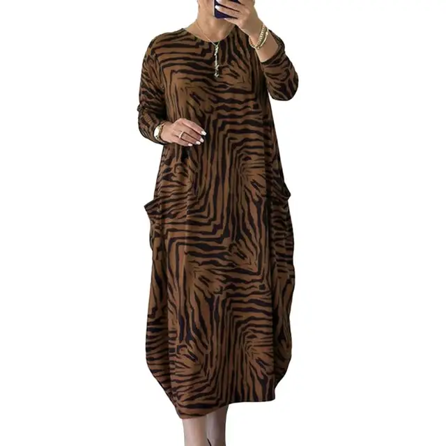 Panta | Losse pasvorm jurk - Met print - Trendy en comfortabel