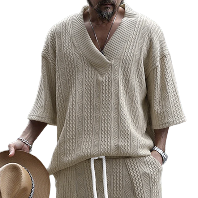 Vyne | Zomerset voor heren - V-Hals - Loose fit